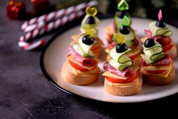 Top 10 originálních receptů kanapky na novoroční stůl