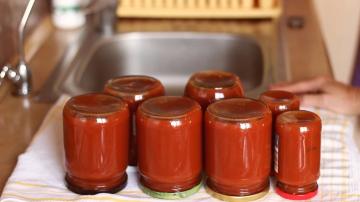 Domácí rajčatová omáčka na zimu 🍅 adapter Kečup