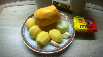 Jemný a lahodný sýr polévka s tajným a užitečné látky.