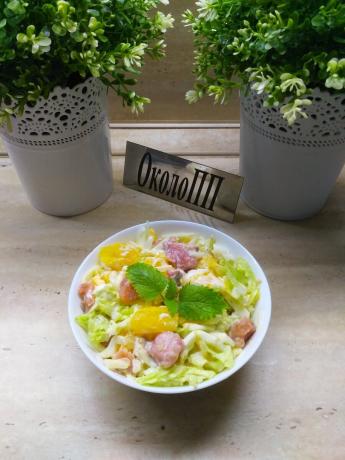 Bright salát s jasnou chutí