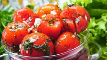 Rychlé občerstvení rajčata v balení