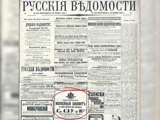 Fotografie z novin „Russian Gazette“ №139 z 18. června 1913