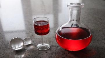 Cranberry Ovocný likér s vodkou nebo alkoholem